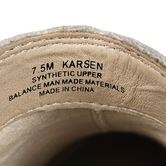 Dolce Vita Karsen Python Snakeskin Bootie Ankle Boots Women's Size 7.5 - Picture 11 of 11